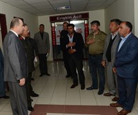 VALİ KILIÇLAR, GATA’DA TEDAVİ GÖREN YARALILARI ZİYARET ETTİ