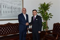 İSKENDERUN BELEDİYE BAŞKANI SEYFİ DİNGİL’DEN ANKARA VALİSİ ERCAN TOPACA’YA ZİYARET
