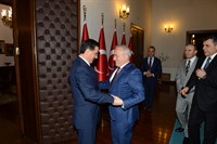 TBMM GENEL SEKRETERİ KUMBUZOĞLU’NDAN VALİ TOPACA’YA ZİYARET