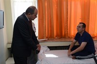 VALİ KILIÇLAR, GATA’DA TEDAVİ GÖREN YARALI ASKERLERİ ZİYARET ETTİ