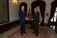 JANDARMA GENEL KOMUTANI ORGENERAL GALİP MENDİ, VALİ KILIÇLAR’I ZİYARET ETTİ