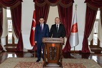 Cumhurbaşkanlığı Genel Sekreteri Sayın Fahri Kasırga, Vali Ercan Topaca’yı Ziyaret Etti