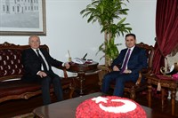 Cumhurbaşkanlığı Genel Sekreteri Sayın Fahri Kasırga, Vali Ercan Topaca’yı Ziyaret Etti