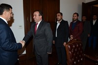 Çubuk Girişimci İşadamları Derneği Genel Başkanı, Vali Ercan Topaca’yı Ziyaret Etti
