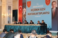 Vali Ercan Topaca Keçiören’de Muhtarlarla Buluştu