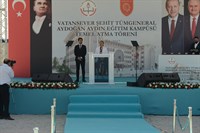 Şehit Tümgeneral Aydoğan Aydın Eğitim Kampüsünün Temel Atma Töreni Yapıldı