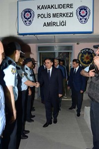 Vali Ercan Topaca, Kavaklıdere Polis Merkezi Amirliğini Ziyaret Etti