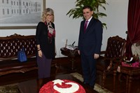 Portekiz Büyükelçisi Da Silva, Vali Topaca’yı Ziyaret Etti