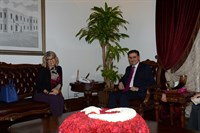 Portekiz Büyükelçisi Da Silva, Vali Topaca’yı Ziyaret Etti