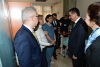 Vali Topaca, Ulucanlar Göz Eğitim ve Araştırma Hastanesini Ziyaret Etti