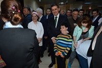 Vali Topaca, Ulucanlar Göz Eğitim ve Araştırma Hastanesini Ziyaret Etti