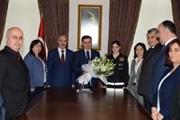 Orta Anadolu Gümrük ve Ticaret Bölge Müdürlüğü Heyeti, Vali Topaca’yı Ziyaret Etti