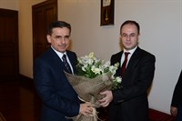 Vergi Rekortmeni Ankaralı İş Adamları, Teşekkür Belgelerini Vali Topaca’dan Aldı