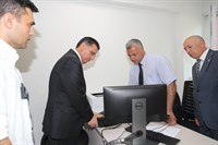 Vali Topaca İl Nüfus Ve Vatandaşlık Müdürlüğünde İncelemelerde Bulundu