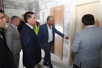 Vali Ercan Topaca, Okul İnşaatlarını Gezerek İncelemelerde Bulundu