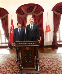 Adalet Bakanı Sayın Abdülhamit Gül, Vali Vasip Şahin’i Ziyaret Etti