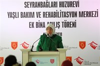 Seyranbağları Huzurevi Yaşlı Bakım ve Rehabilitasyon Merkezi Ek Bina Açılışı Yapıldı