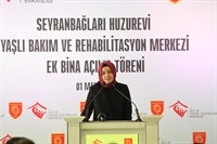 Seyranbağları Huzurevi Yaşlı Bakım ve Rehabilitasyon Merkezi Ek Bina Açılışı Yapıldı