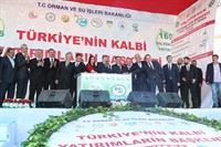 Kahramankazan’da DSİ Tesislerinin Toplu Temel Atma ve Açılış Töreni