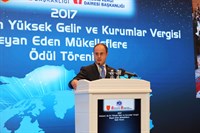 2017 Yılı Vergi Rekortmenleri Ödül Töreni 