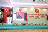 Devlet Övünç Madalyası ve Beratı Tevcih Töreni