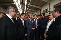 Vali Topaca, Ankara Toptancı Hali’ni Ziyaret Etti