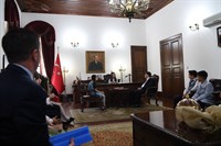 Vali Şahin, 23 Nisan Ulusal Egemenlik ve Çocuk Bayramı’nda Çocukları Makamında Kabul Etti