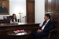 Vali Şahin, 23 Nisan Ulusal Egemenlik ve Çocuk Bayramı’nda Çocukları Makamında Kabul Etti